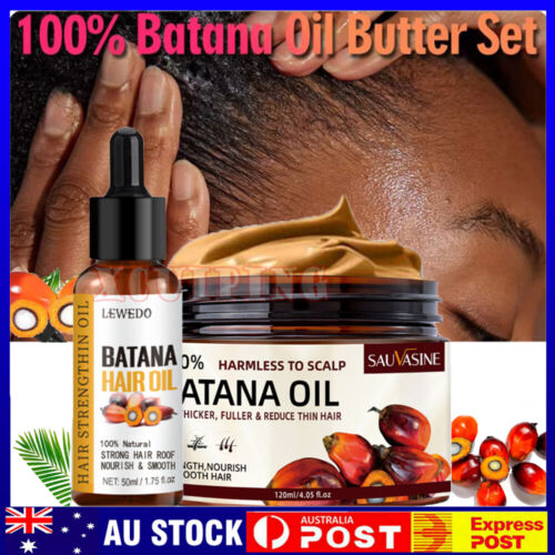 Natural Batana Oil Serum for Hair Growth Healthier Thicker Repair Damaged Hair - Picture 2 of 34