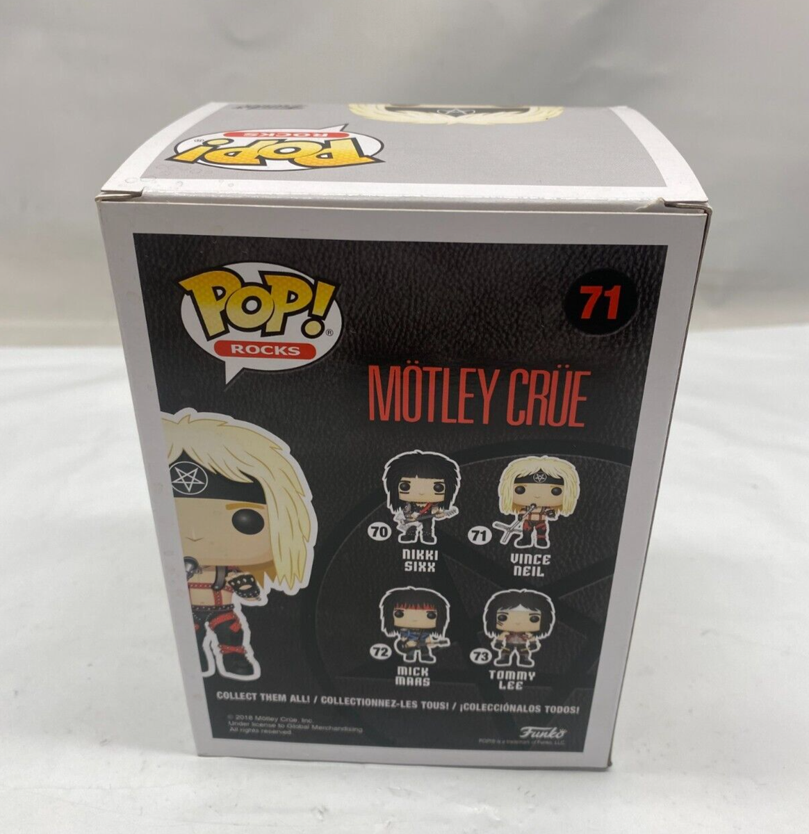 Funko Pop! Rocks: Motley Crue - #71 Vince Neil | eBay