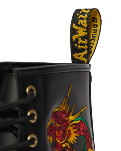 1460 Dragon Embroidered Boots Smooth 