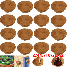Natural Coco Hanging Basket Liners Round Shap...