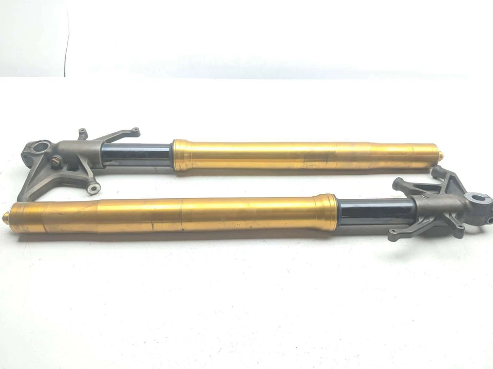 04 05 Juego de horquillas de suspensión delantera rectas Kawasaki Ninja ZX10 ZX10R Foto 2 de 4