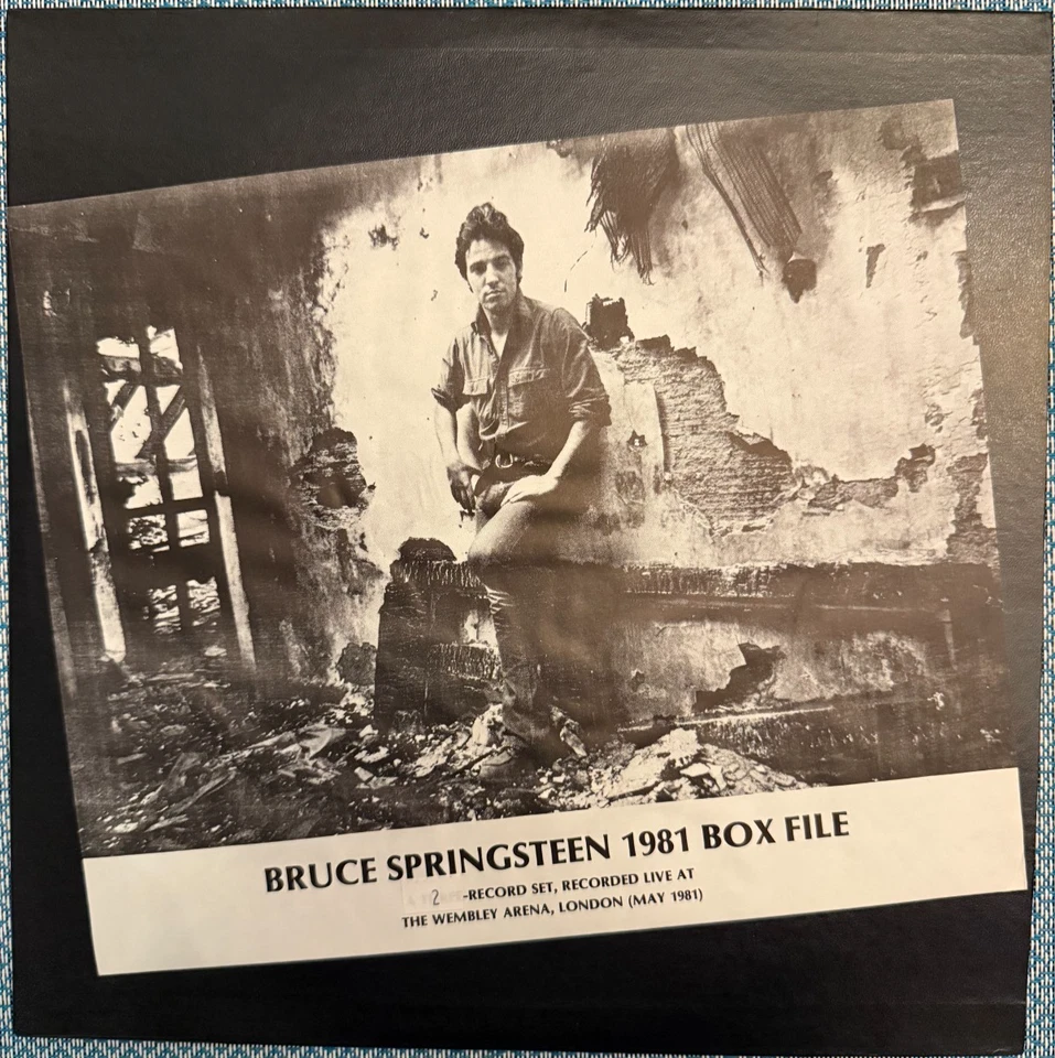 Bruce Springsteen - 1981 Box File - Rare Live 2 LP Set London Wembley Arena - Image 2 of 3