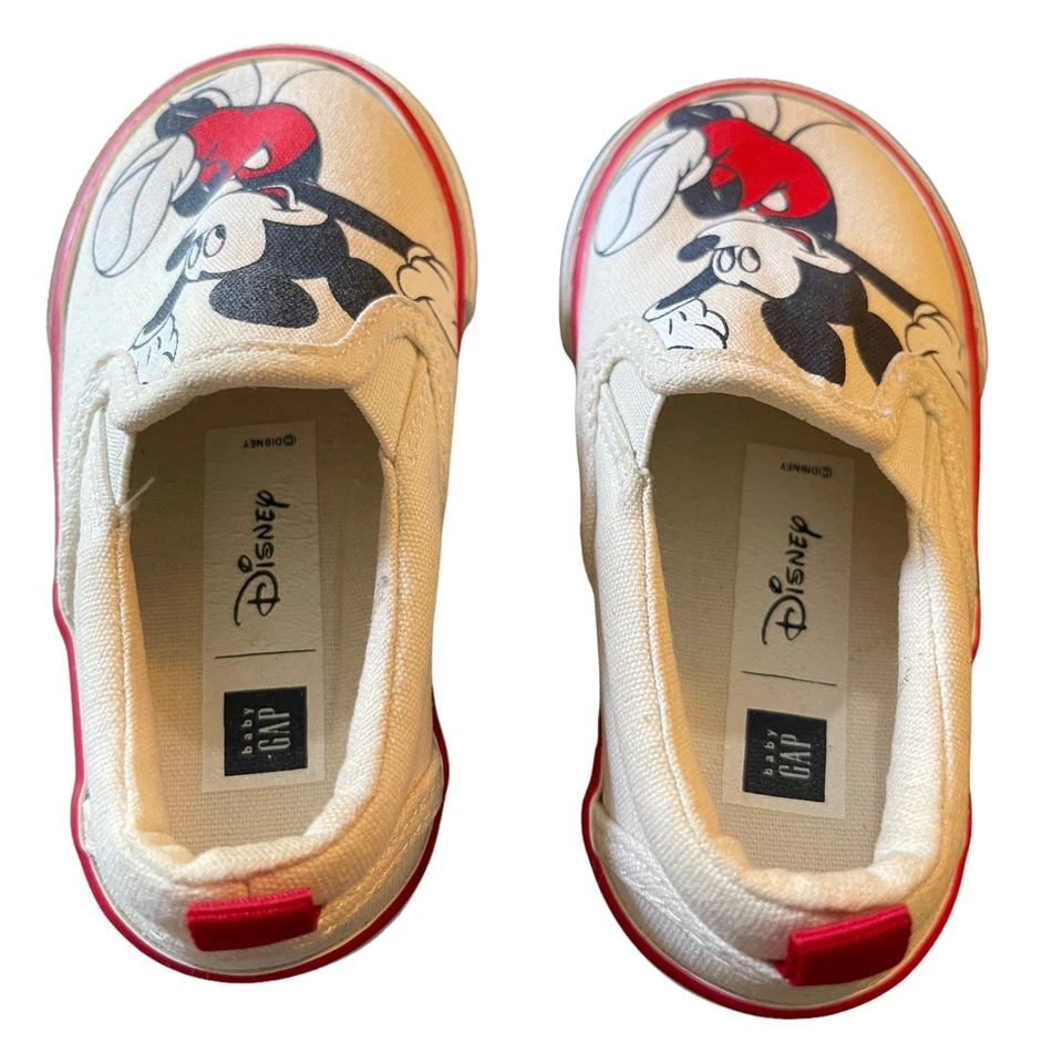 Zapatos sin cordones Disney Baby Gap Mickey Mouse talla 5 usados en excelente estado Foto 4 de 4