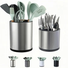 Utensil HolderExtra Large Utensil Holder for Kitchen Counter Silverware Organi