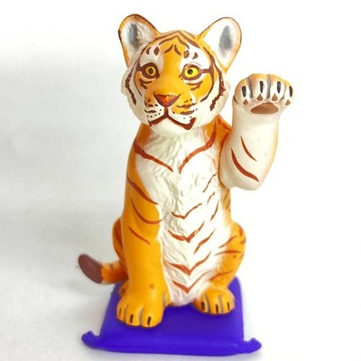Kaiyodo Capsule Q Museum Mini Figure Beckoning Cat 2 Golden Tiger import Japan