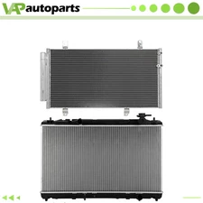 For 2010-2011 Toyota Camry Aluminium Radiator & AC Condenser Cooling Assembly