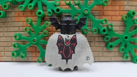 ( S1 / 10 / 5 ) Lego Castle cas022 Fright Knights Bat Lord Cape 6007 6097 6047