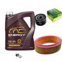 Mann Inspektionspaket 5L Mannol Energy 5W-30 FüR Renault Kangoo 1.4 Clio II