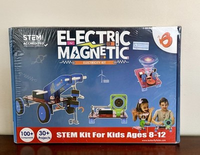 NEW ~ Electricity & Magnetism STEM Experiment Kit Electric ~ Butterfly EduFields