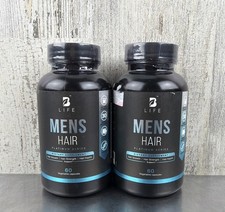 Lot Of 2 - B Life Mens Hair Growth Supplement Hair Vitamin Complex 60 Capsules