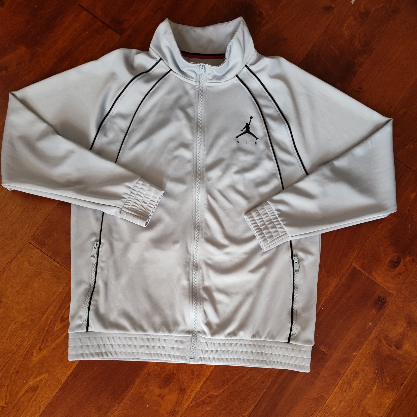 SACAI X NIKE Nike Air Jordan DNA HBR giacca full zip grigio freddo e nero CU2182 077 uomo taglia L