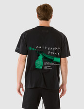 G WEST ANTI ENEMY T-SHIRT - JET BLACK