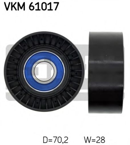 Fits SKF VKM 61017 Deflection/Guide Pulley, V-ribbed belt VKM 61017 Multi V-bel - Image 27