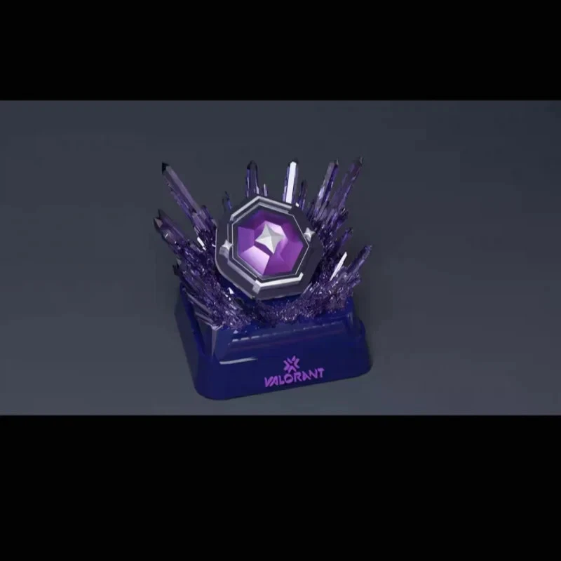 valorant diy resin keycap - handmade custom gaming keyboard cap for mechanical - Image 3 of 4