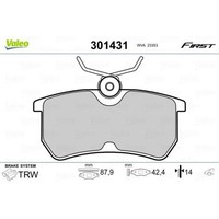 1X Bremsbelagsatz, Scheibenbremse Valeo 301431 Passend FüR Ford