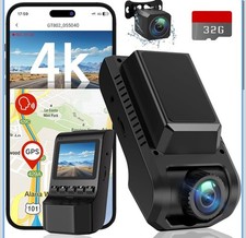 Dash Cam Front and Rear, 4K Ultra HD 1080P Dash Camera for Cars, Built-in Wi-...
