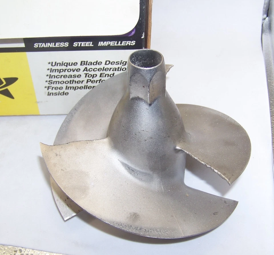 NUJET DESTROYER HIGH PERFORMANCE IMPELLER YAMAHA 155MM YBM-B55 STAINLESS STEEL - Image 2 of 4
