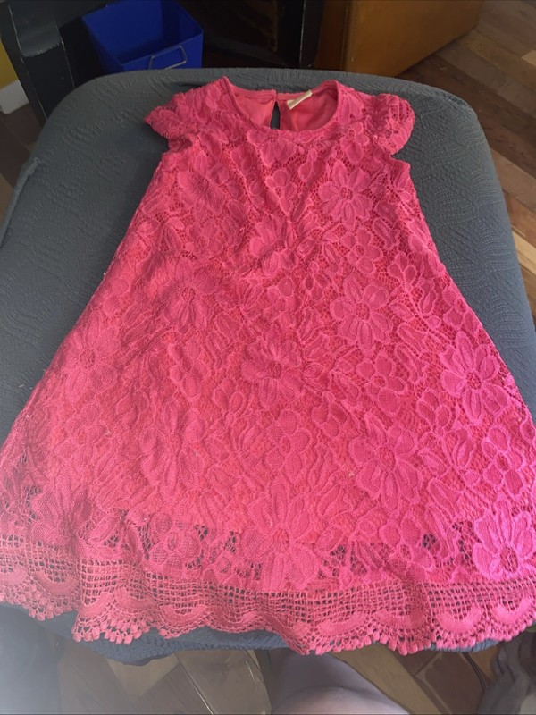 Girls Faded Glory Pink Sundress Size 4-5