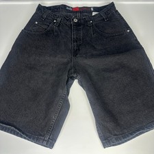 Vintage 90s Levi's SilverTab Loose Denim Jorts Shorts Mens 31 Made in USA Black