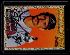 Spencer Strider 2023 Topps Chrome Platinum Ann Rose Gold Mini-Diamond SN 42/75