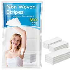 350 Wax Strips for Hair Removal - Non-Woven Fleece Waxing Strips,Skin-Friendly T
