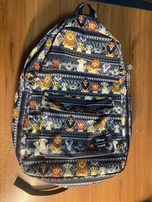 The Lion King Disney Loungefly Backpack Bag Chibi Characters Gift Collectible