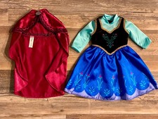 Vestido American Girl Disney Colab Anna Frozen Meet con Capa NUEVO