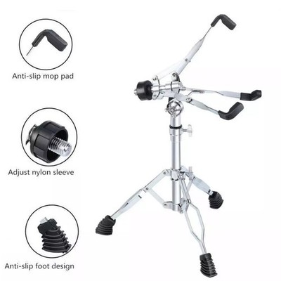   Snare Drum Stand Heavy Duty Mount Tripod Holder Concert Stand Up Fast Ship  