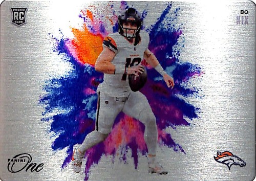 Bo Nix #3 2024 Panini One Color Blast card