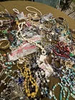 Vintage & Modern Costume Wear Craft Jewelry Lot 10 Lbs