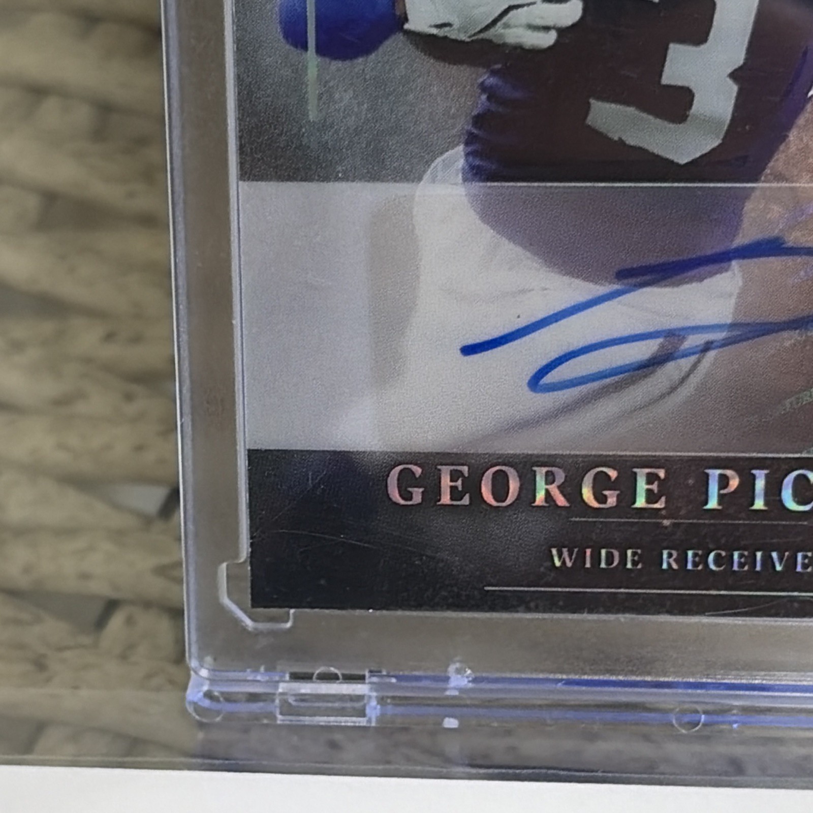 Wild Card Matte Metal 2026 George Pickens Auto 1/1 - Dallas Cowboys - DF view 8