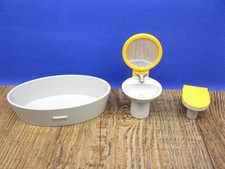 Badewanne, Waschbecken & Toilette Möbel Puppenhaus Playmobil G479