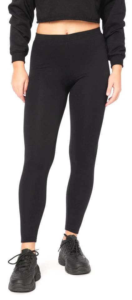 Thermo Leggings Damen gefüttert Winter Apre Ski Bellivalini BLV50-320 Schwarz M
