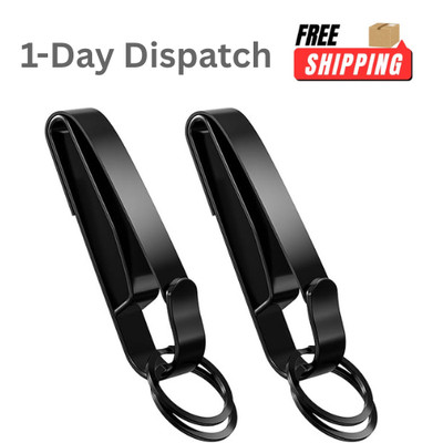SFYHORK 2PCS Duty Belt Key Holder Quick Release Clip