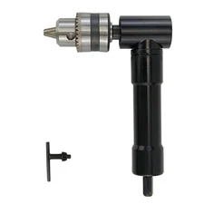 Right Angle Drill Attachment 90 Degree Adapter Keyed Chuck 3/8 Inch