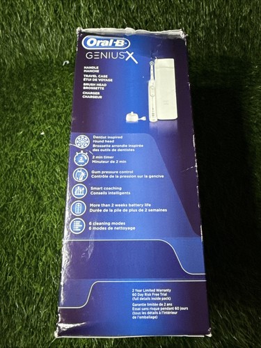 Oral-B Genius X Limited Rechargeable Electric Toothbrush - White SEALED BOX - Picture 2 of 6