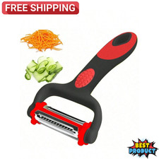 Julienne Peeler Stainless Steel 3In1 Vegetable Peel Blade For Potato Fruit Salad