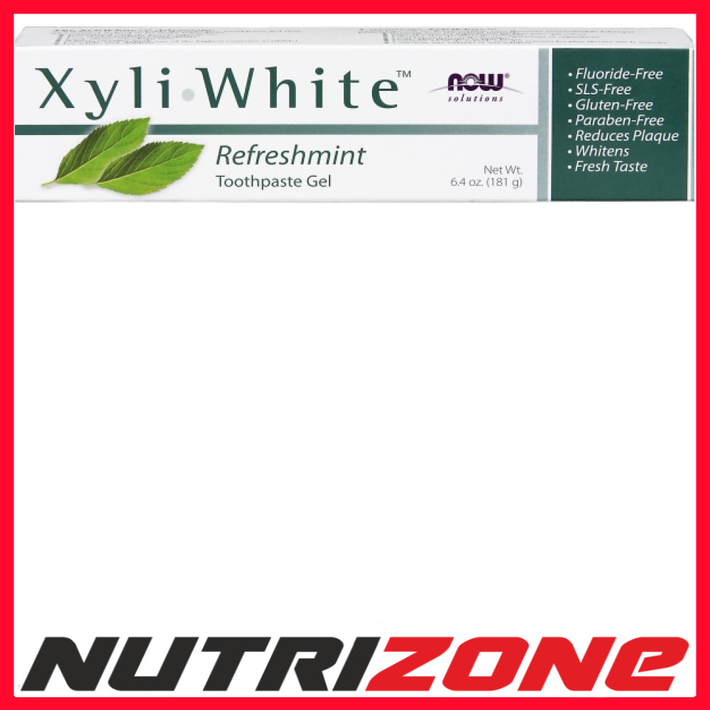 NOW Foods XyliWhite, Refreshmint Toothpaste Gel - 181 grams