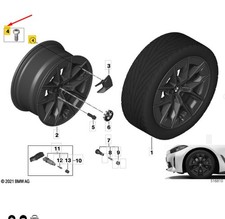 BMW 4er Gran Coupé G26 Radbolzen 36136889172 NEU ORIGINAL