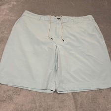 Faherty all day shorts light blue sky mens casual stretch fit 38 tag 36