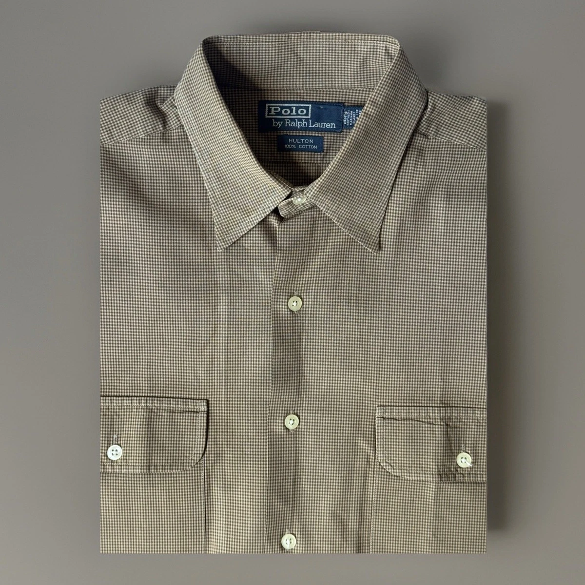 Polo Ralph Lauren Brown Casual Button-Down Shirts for Men for sale  display picture 1
