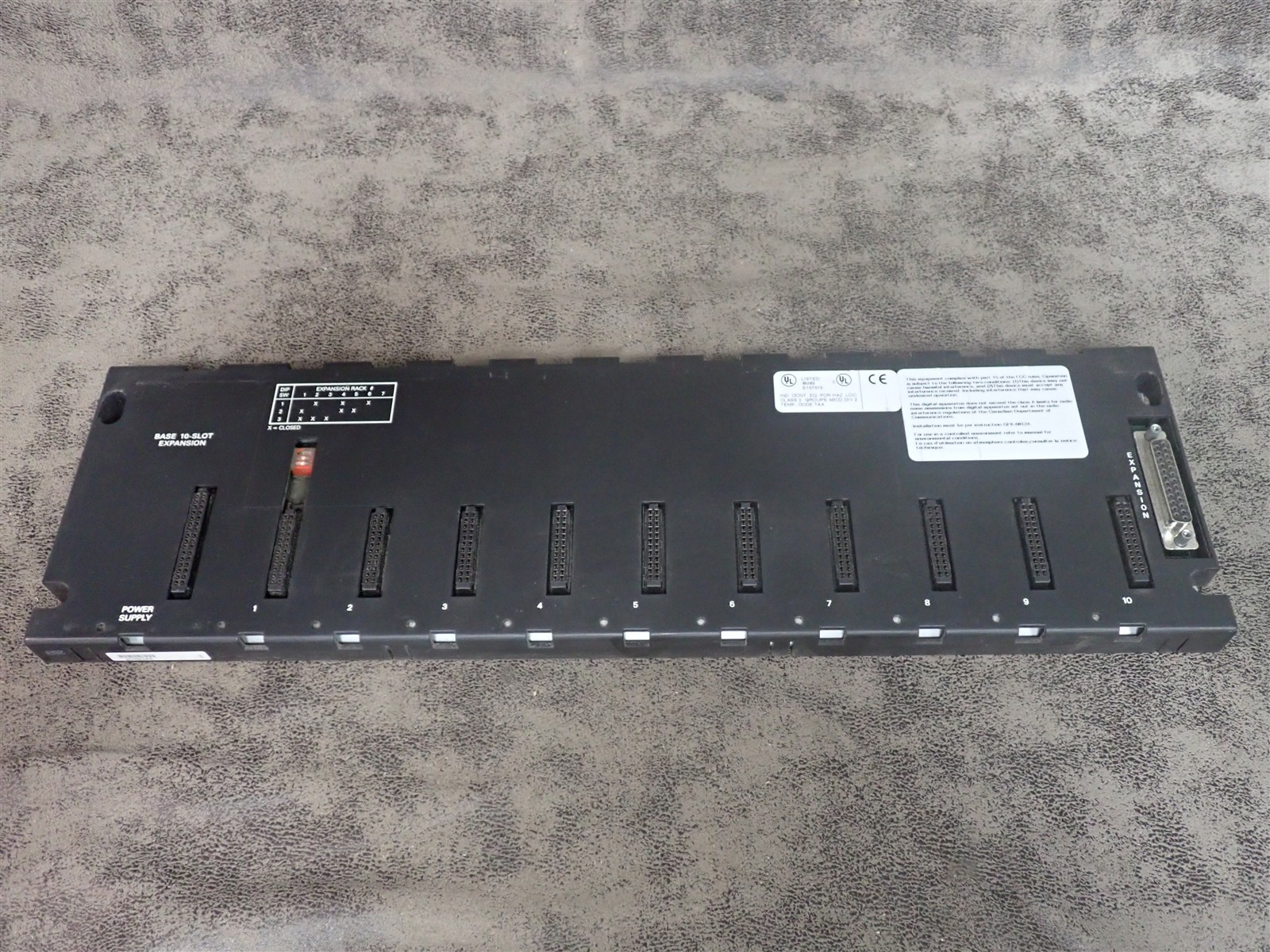 GE Fanuc IC693CHS392F 10-Slot Expansion Series 90-30 (BN352)