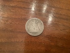 1853 Philadelphia Mint Silver Seated Liberty Quarter