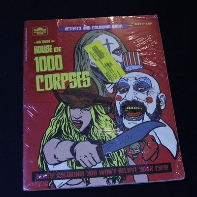 Horror House Of 1000 Corpses Fright Rags Sealed Activity Book