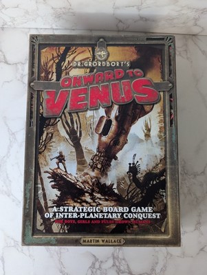 Dr Grordbort's Onward To Venus Brettspiel - komplett in Box sehr guter Zustand