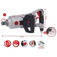 "Ks Tools 515.3270 1\" Supermonster Hochleistungs-Druckluft-Schlagschrauber, 3405N"