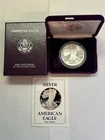 1988-S Proof American Silver Eagle 1 Oz. Box & COA