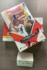 2023 Bowman Baseball Jumbo Hobby Factory Sealed Box 💥 3 Autos per box 💥