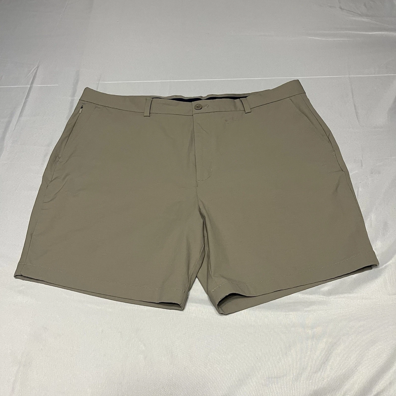 Vineyard Vines OTG Shorts Mens 40 Beige Khaki On The Go Performance Golf Casual