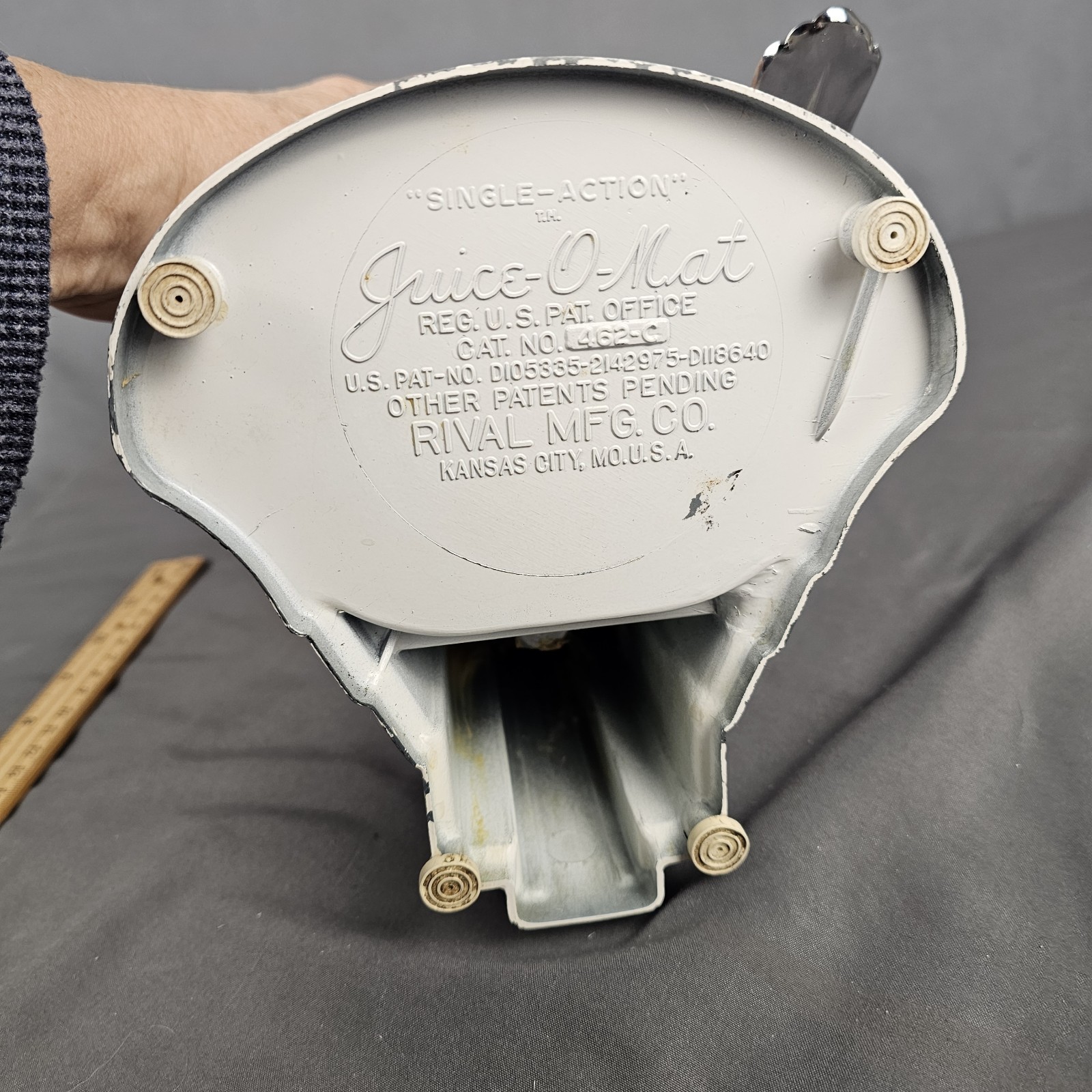 Vintage JUICE O MAT Rival MFG CO Single Action Juicer 462-C - USA